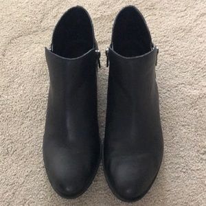 Lucky brand booties black super soft leather